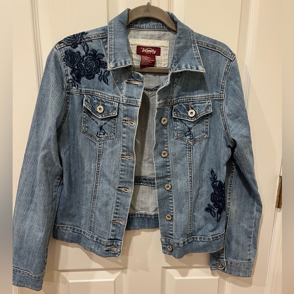 Vanity Embroidered Denim Jacket